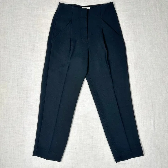 Wilfred Womens Dress Pants 00 Black Cropped High Waist Tapered Career Office - Picture 6 of 15